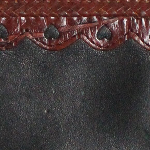 Black & Brown Heart Shaped Zipper Pull PDA Holder or Case Only - Picture 10 of 11